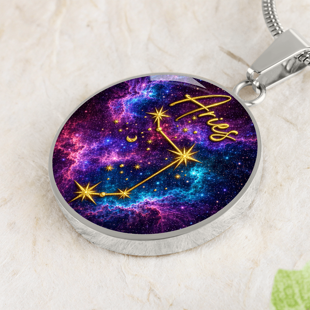 Constellation Astrology Birth Sign Pendant Necklace: Aries