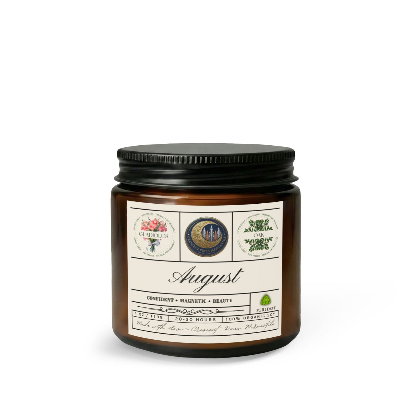 August Birth Month Gift Set with Matches & Wick Trimmer