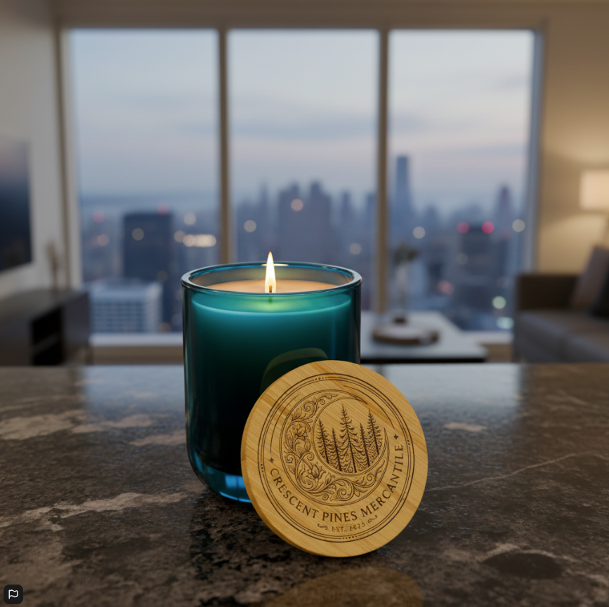 *Eco-Friendly Luxury Soy Candle