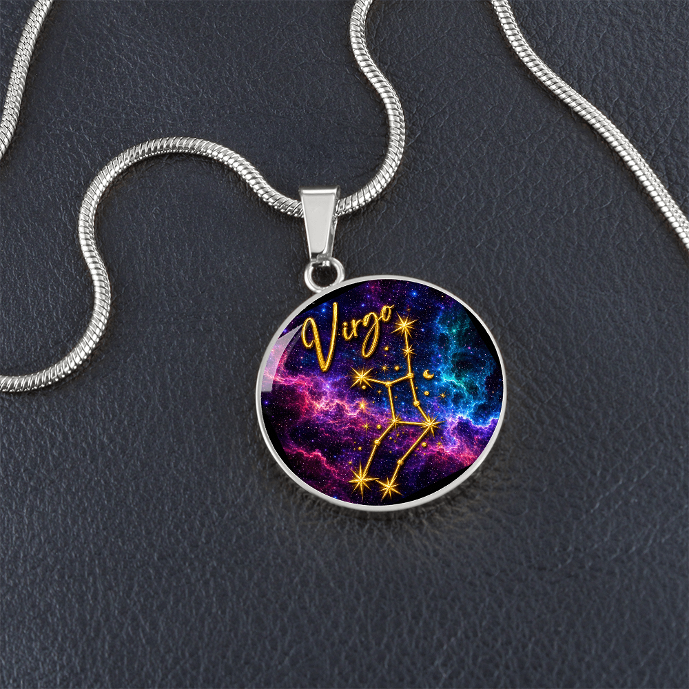 Constellation Astrology Birth Sign Pendant Necklace: Virgo