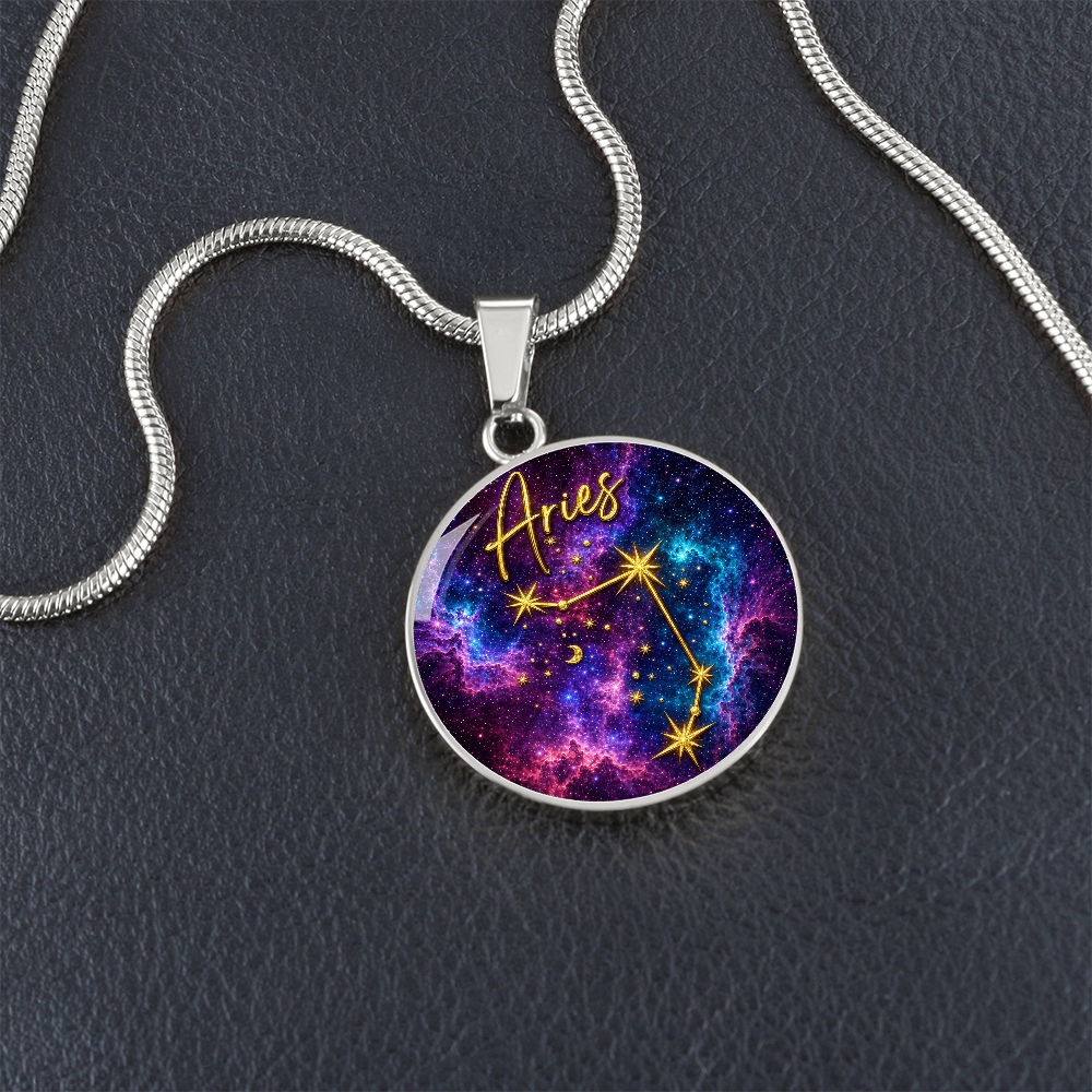 Constellation Astrology Birth Sign Pendant Necklace: Aries