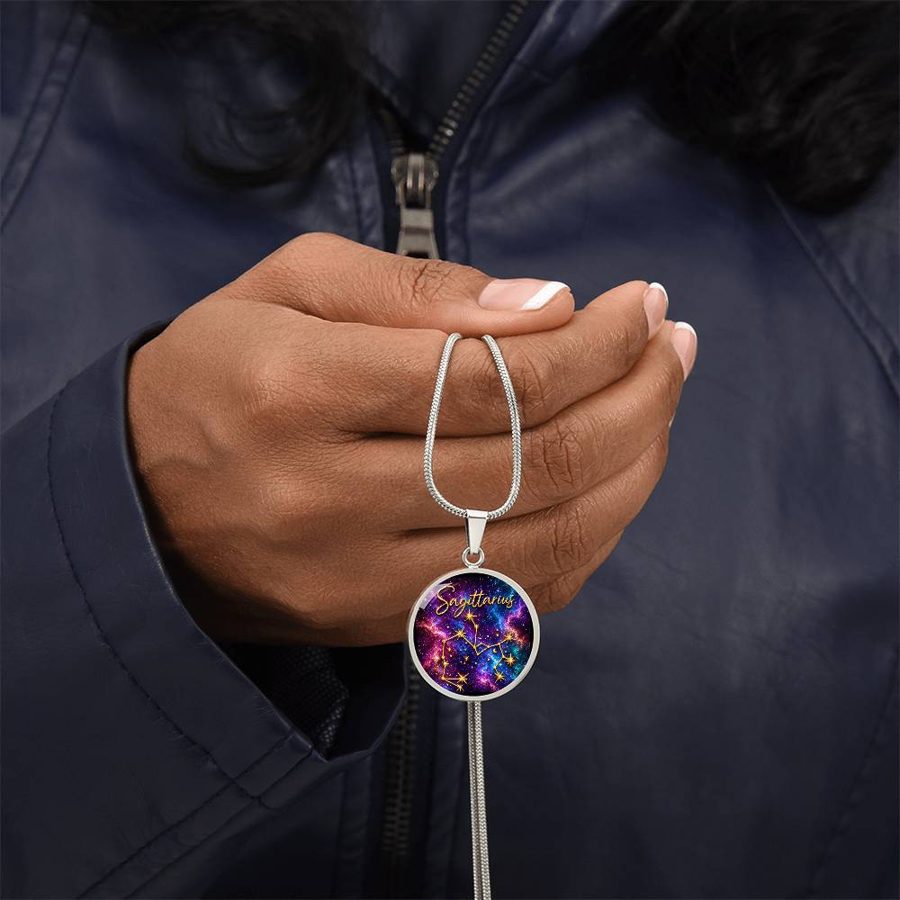 Constellation Astrology Birth Sign Pendant Necklace: Sagittarius