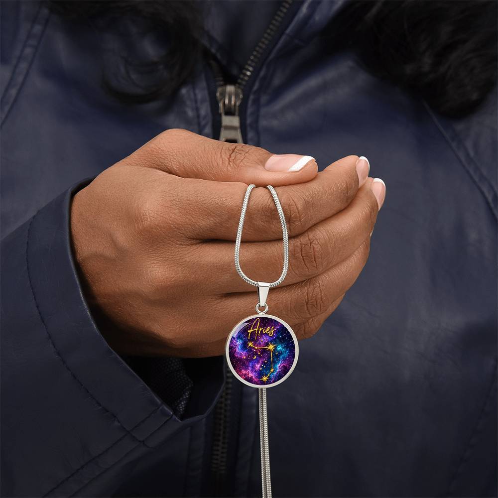 Constellation Astrology Birth Sign Pendant Necklace: Aries