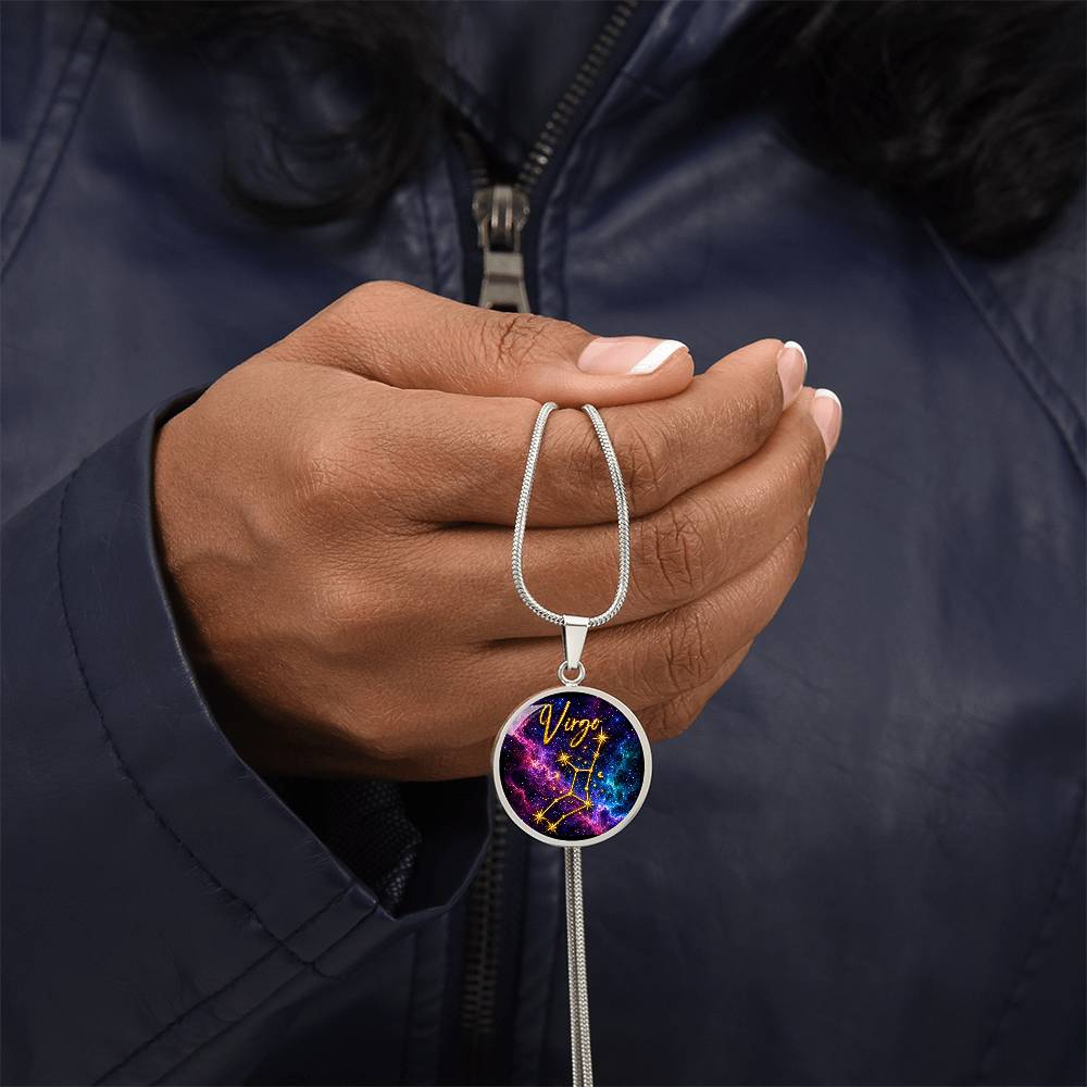 Constellation Astrology Birth Sign Pendant Necklace: Virgo