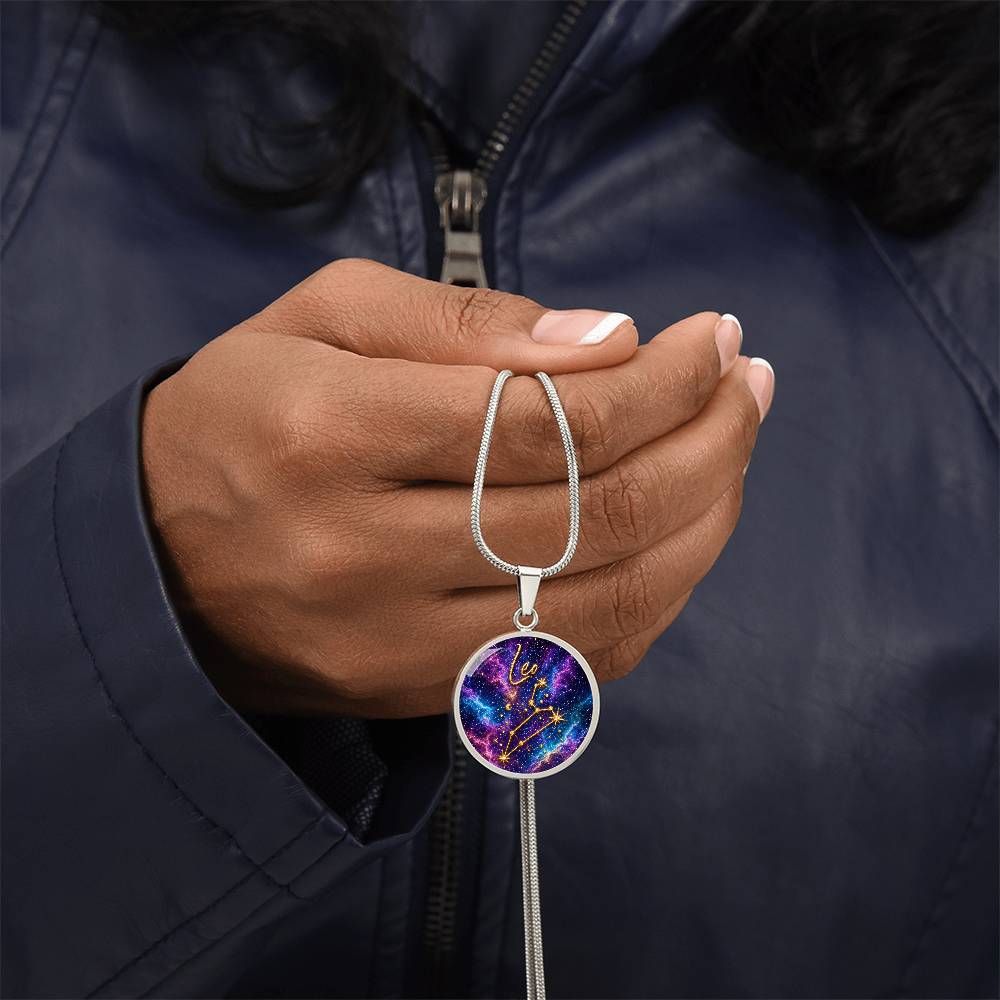 Constellation Astrology Birth Sign Pendant Necklace: Leo