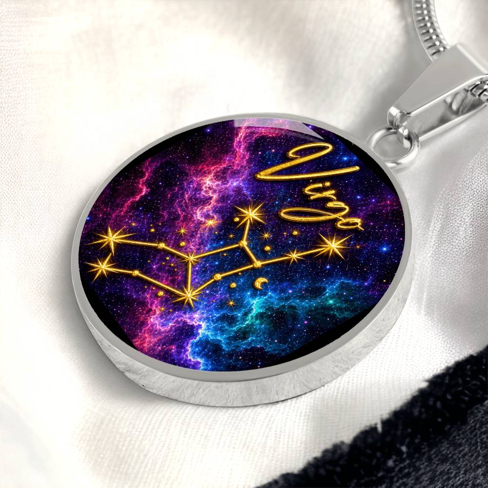 Constellation Astrology Birth Sign Pendant Necklace: Virgo