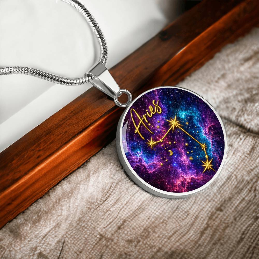 Constellation Astrology Birth Sign Pendant Necklace: Aries