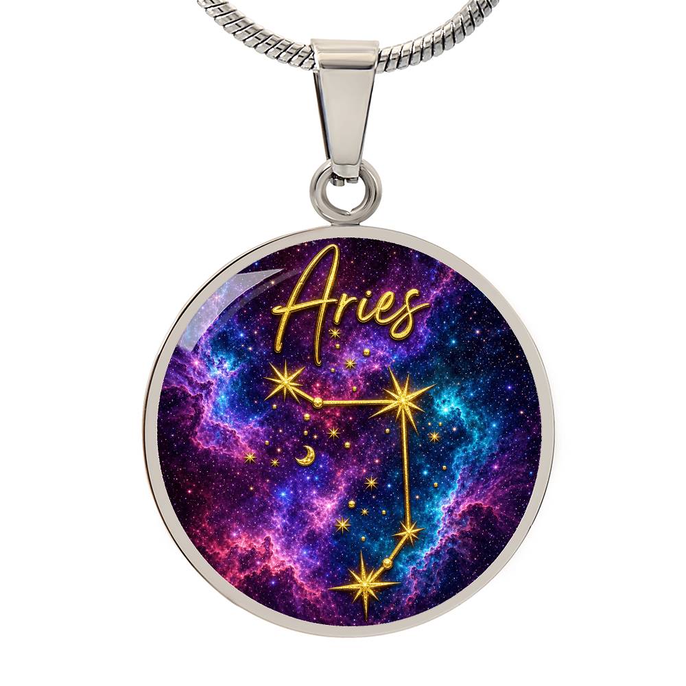 Constellation Astrology Birth Sign Pendant Necklace: Aries