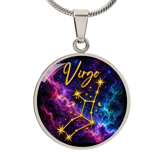 Constellation Astrology Birth Sign Pendant Necklace: Virgo