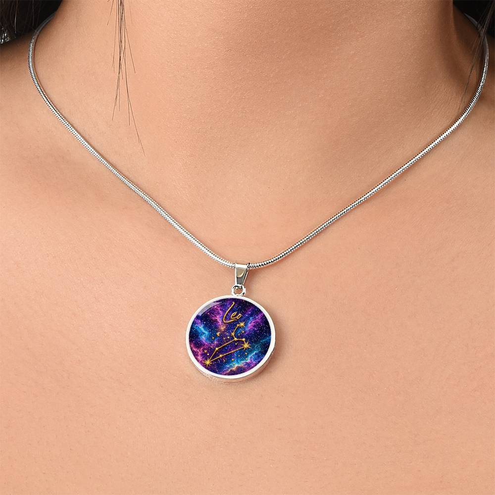 Constellation Astrology Birth Sign Pendant Necklace: Leo
