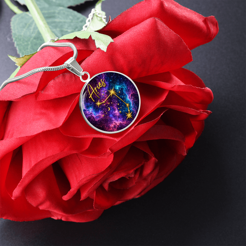 Constellation Astrology Birth Sign Pendant Necklace: Aries