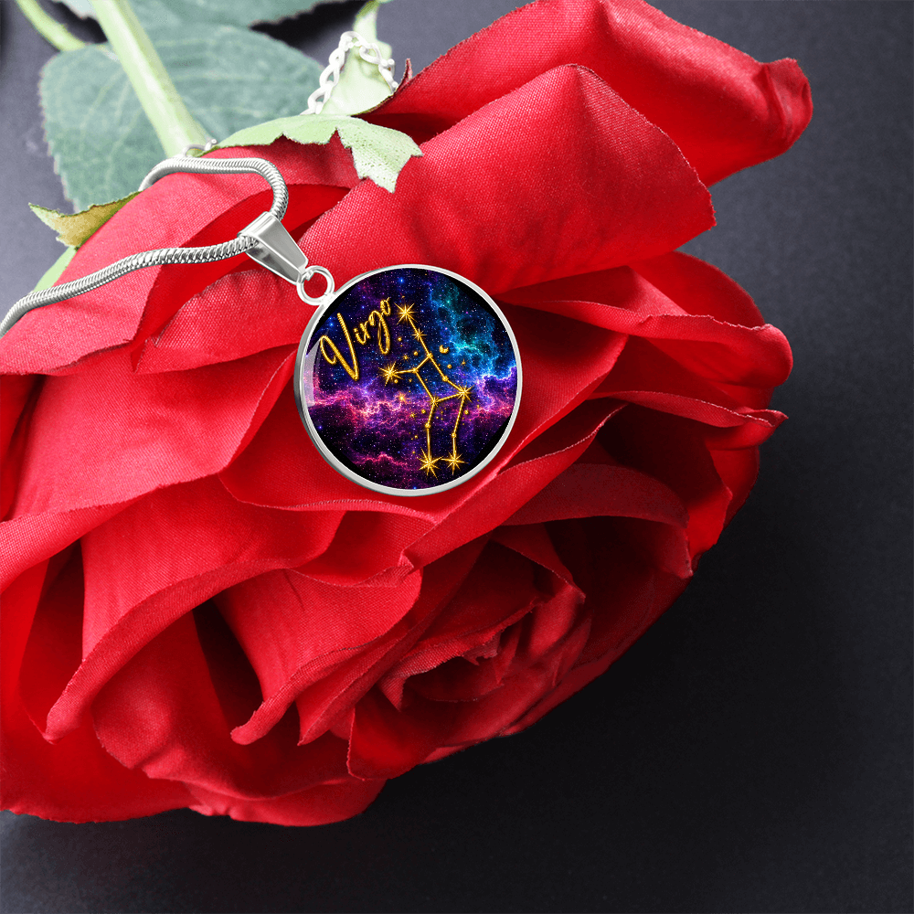Constellation Astrology Birth Sign Pendant Necklace: Virgo