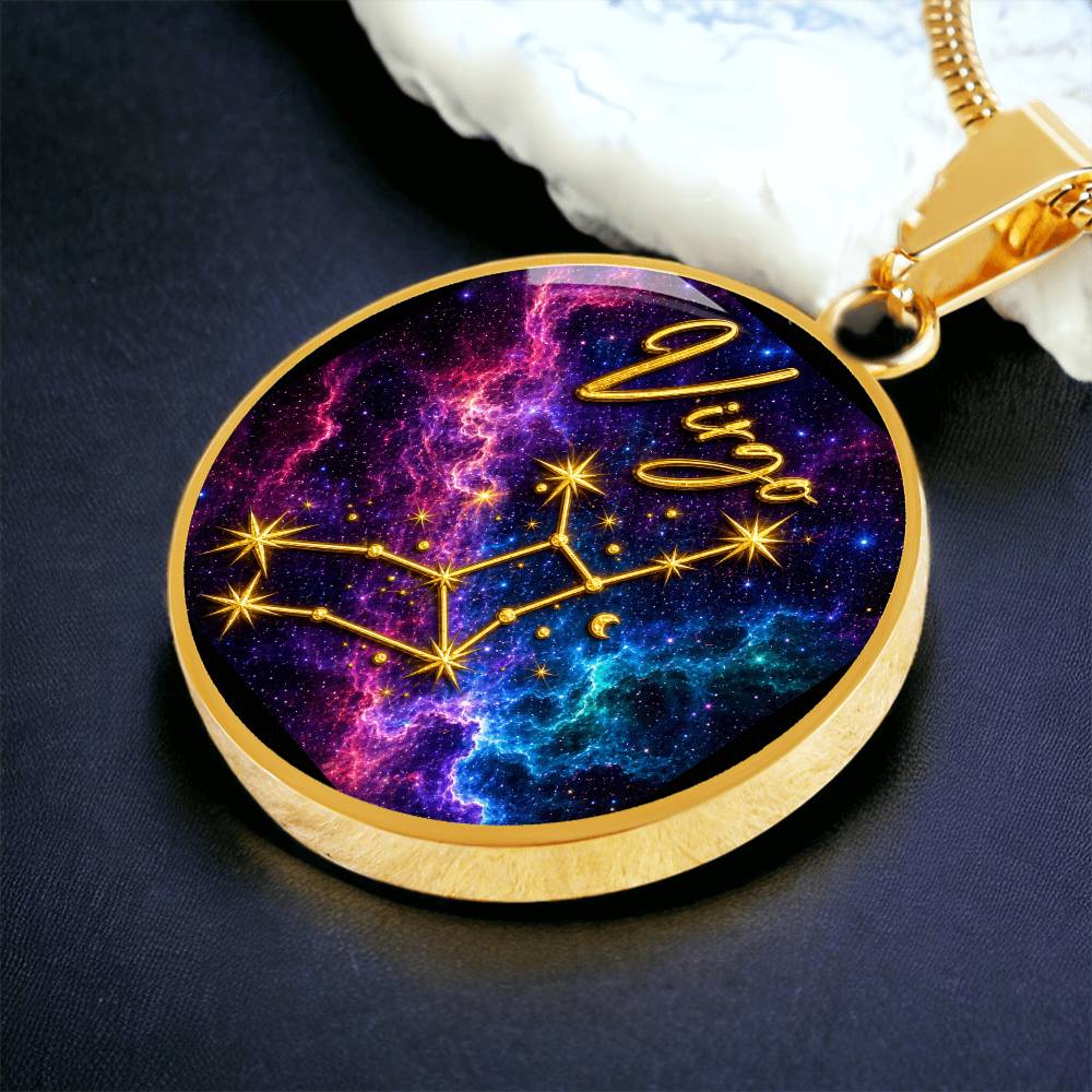 Constellation Astrology Birth Sign Pendant Necklace: Virgo