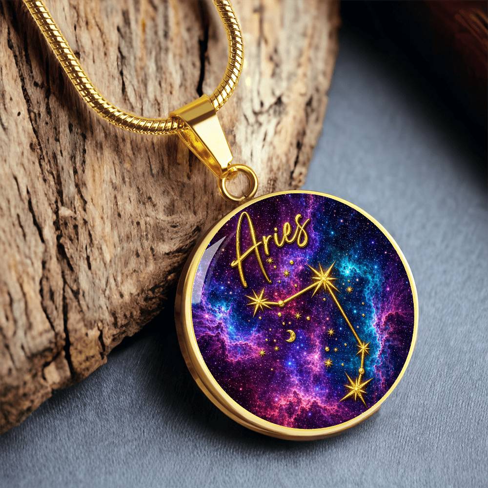 Constellation Astrology Birth Sign Pendant Necklace: Aries