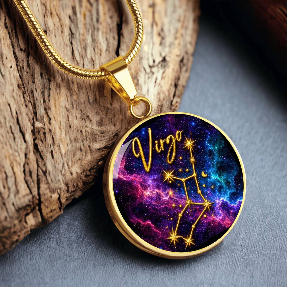Constellation Astrology Birth Sign Pendant Necklace: Virgo