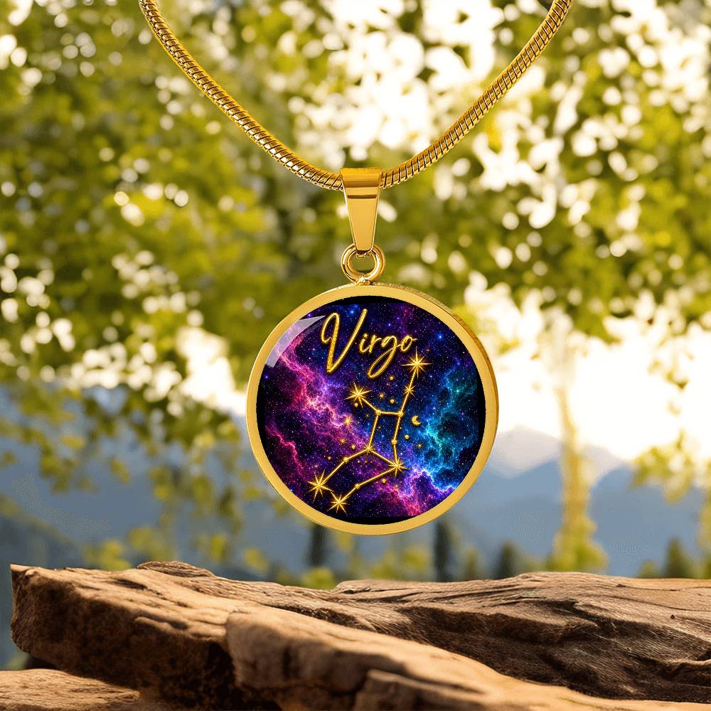 Constellation Astrology Birth Sign Pendant Necklace: Virgo