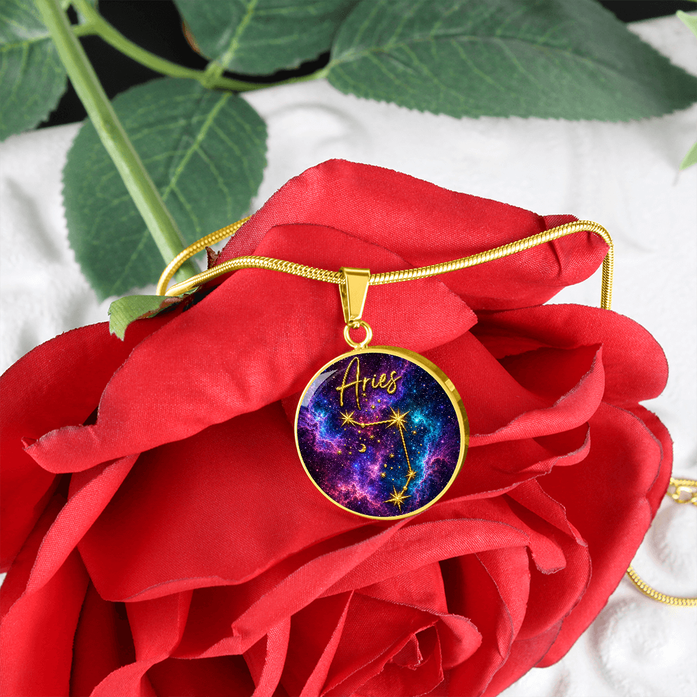 Constellation Astrology Birth Sign Pendant Necklace: Aries