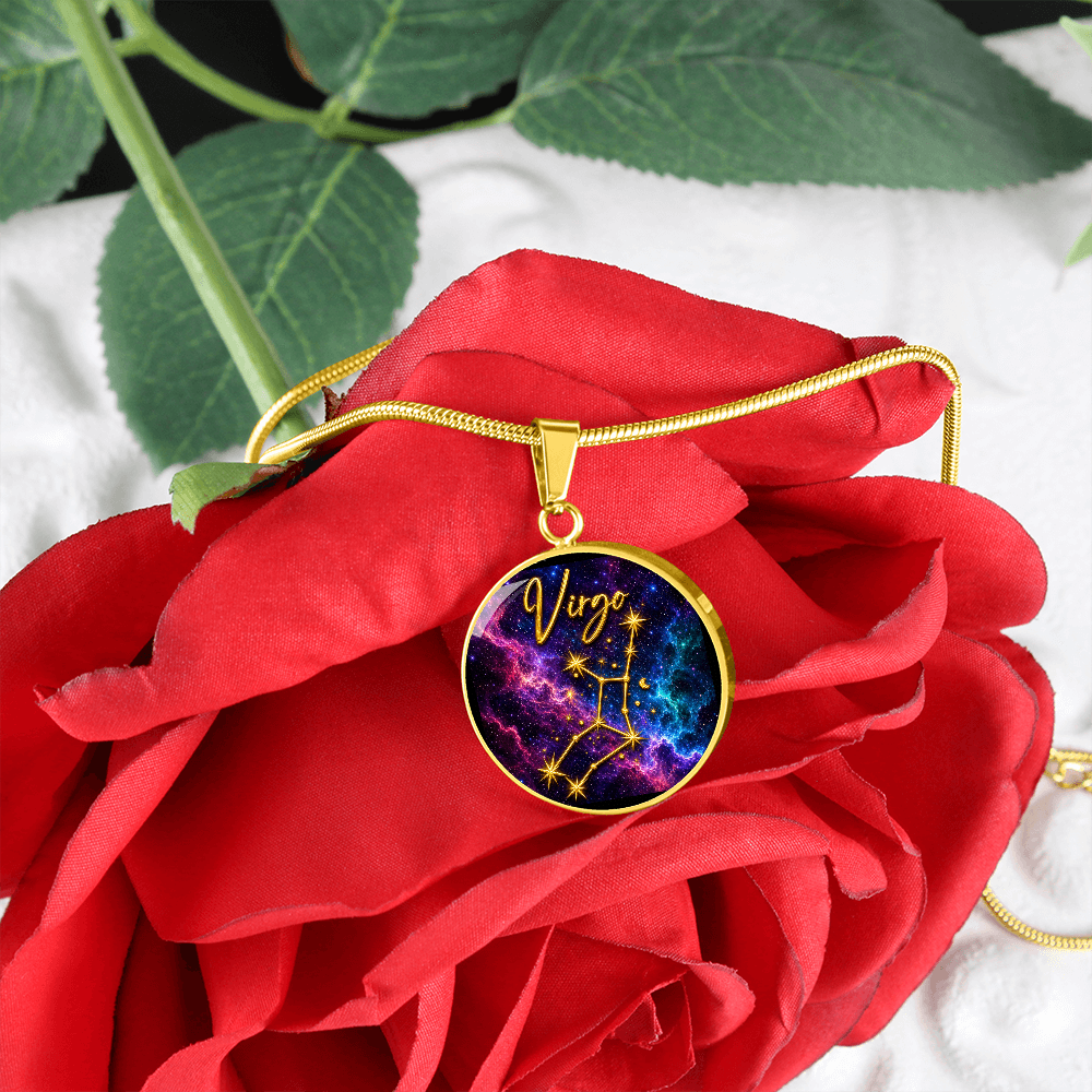 Constellation Astrology Birth Sign Pendant Necklace: Virgo