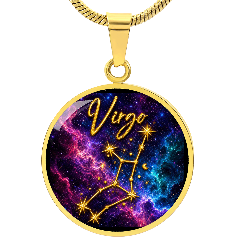 Constellation Astrology Birth Sign Pendant Necklace: Virgo