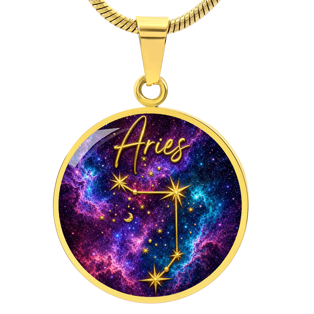 Constellation Astrology Birth Sign Pendant Necklace: Aries