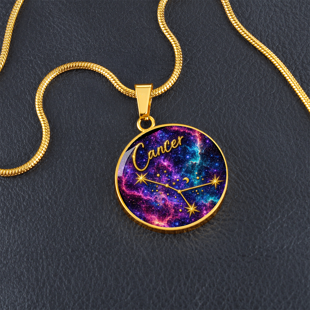 Constellation Astrology Birth Sign Pendant Necklace: Cancer