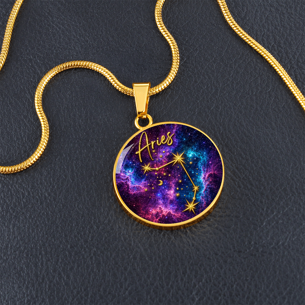 Constellation Astrology Birth Sign Pendant Necklace: Aries