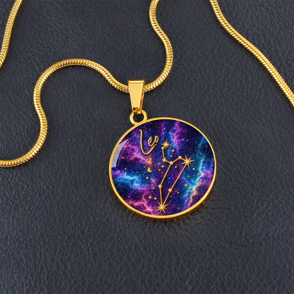 Constellation Astrology Birth Sign Pendant Necklace: Leo