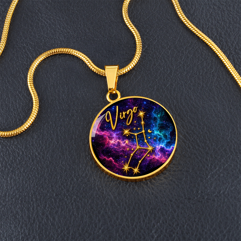 Constellation Astrology Birth Sign Pendant Necklace: Virgo