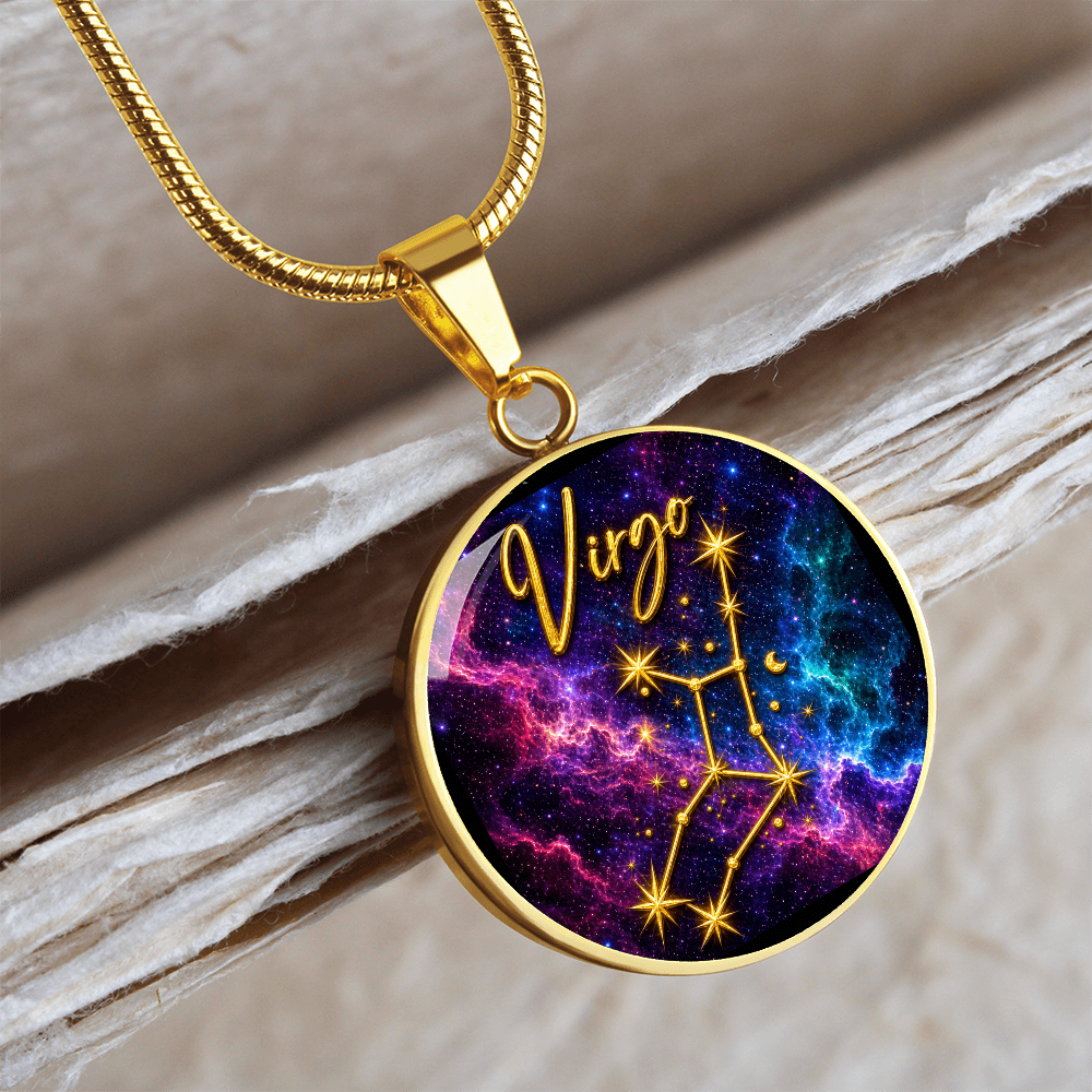 Constellation Astrology Birth Sign Pendant Necklace: Virgo