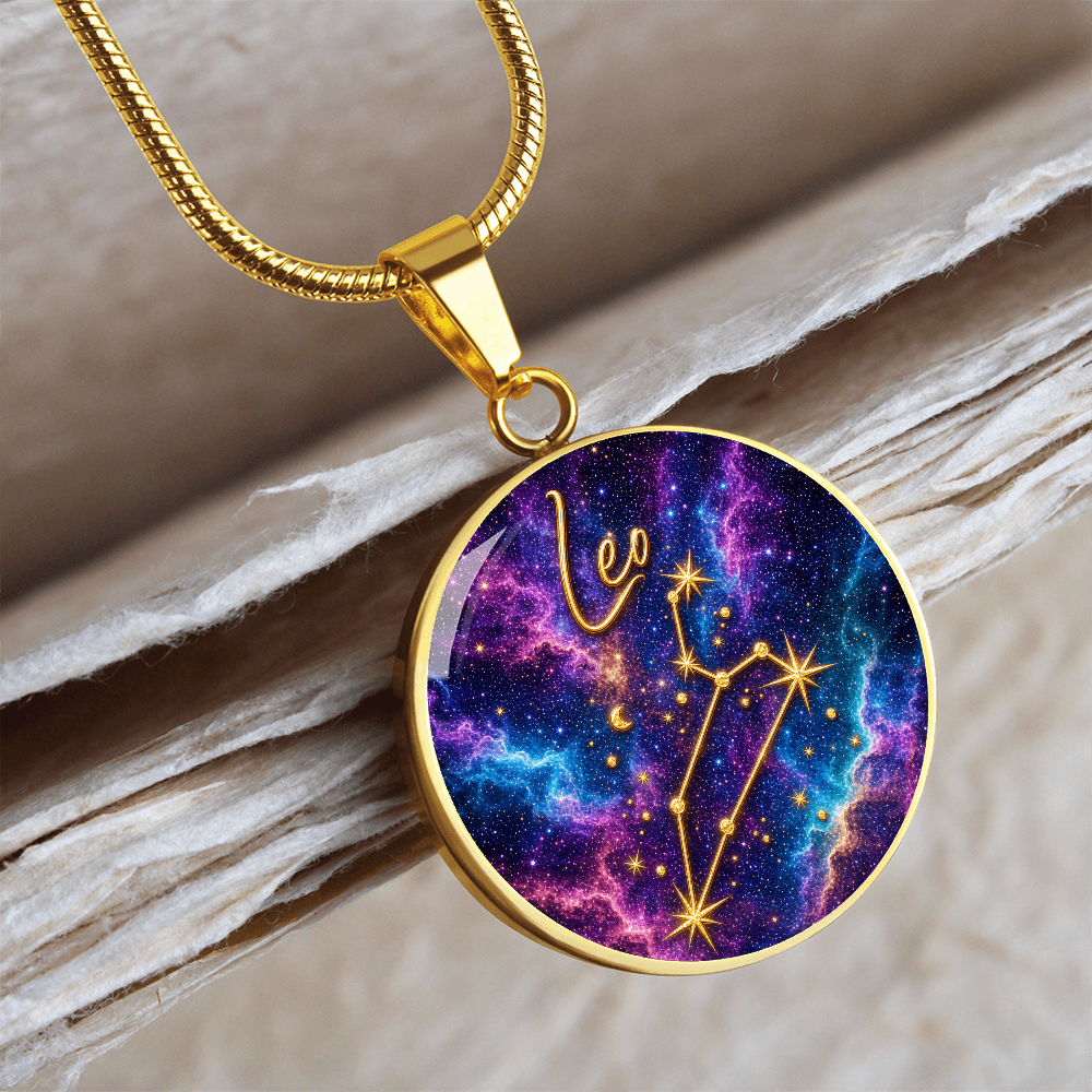Constellation Astrology Birth Sign Pendant Necklace: Leo