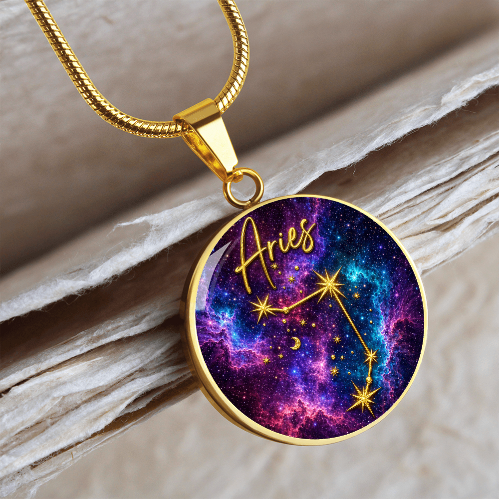 Constellation Astrology Birth Sign Pendant Necklace: Aries