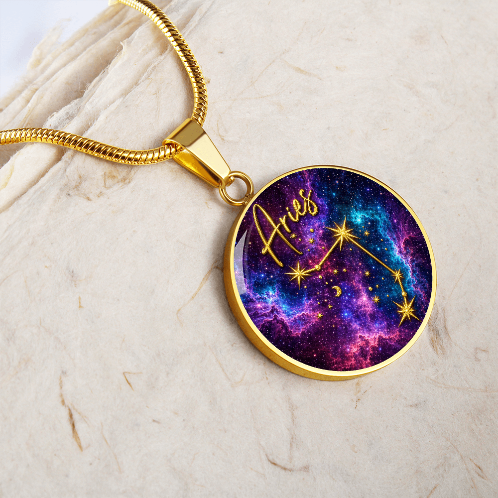 Constellation Astrology Birth Sign Pendant Necklace: Aries