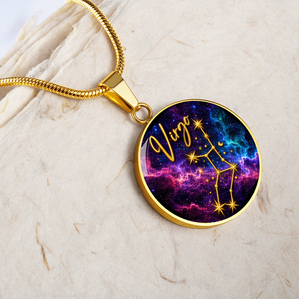 Constellation Astrology Birth Sign Pendant Necklace: Virgo