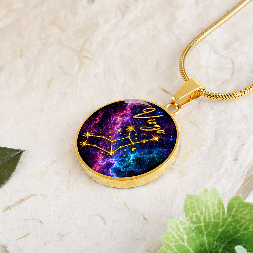 Constellation Astrology Birth Sign Pendant Necklace: Virgo