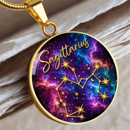Zodiac Constellation Necklace | Astrology Birth Sign Pendant